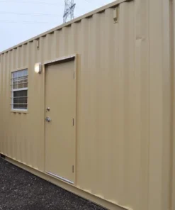 40-Foot Office container with Half-Bathroom